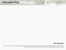 Tablet Screenshot of midsummerfilms.com